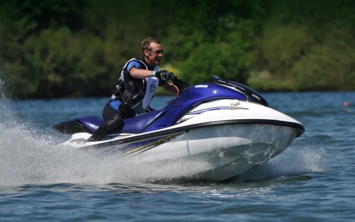 A jet ski on the water