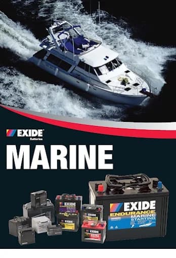 Marine batteries for boats